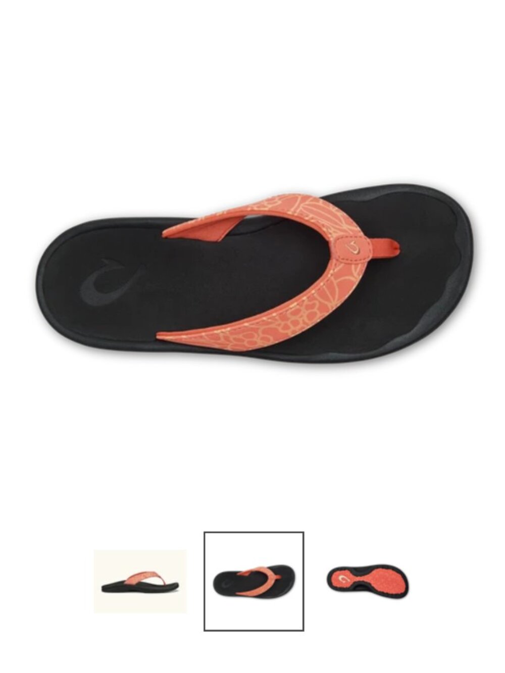 NEW OluKai 'Ohana Fusion Coral Sandal Flip Flops Women's Size 9 - Picture 2 of 6